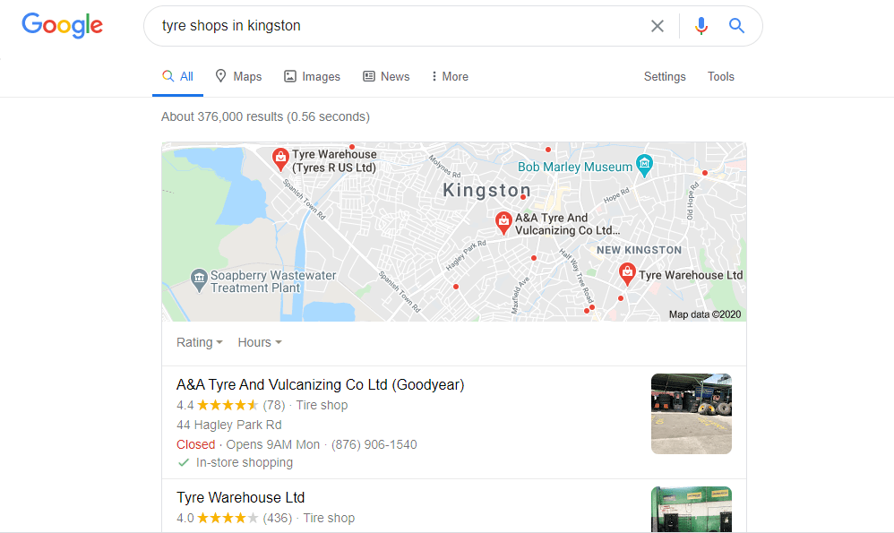 Tyre shops in Kingston Google Search