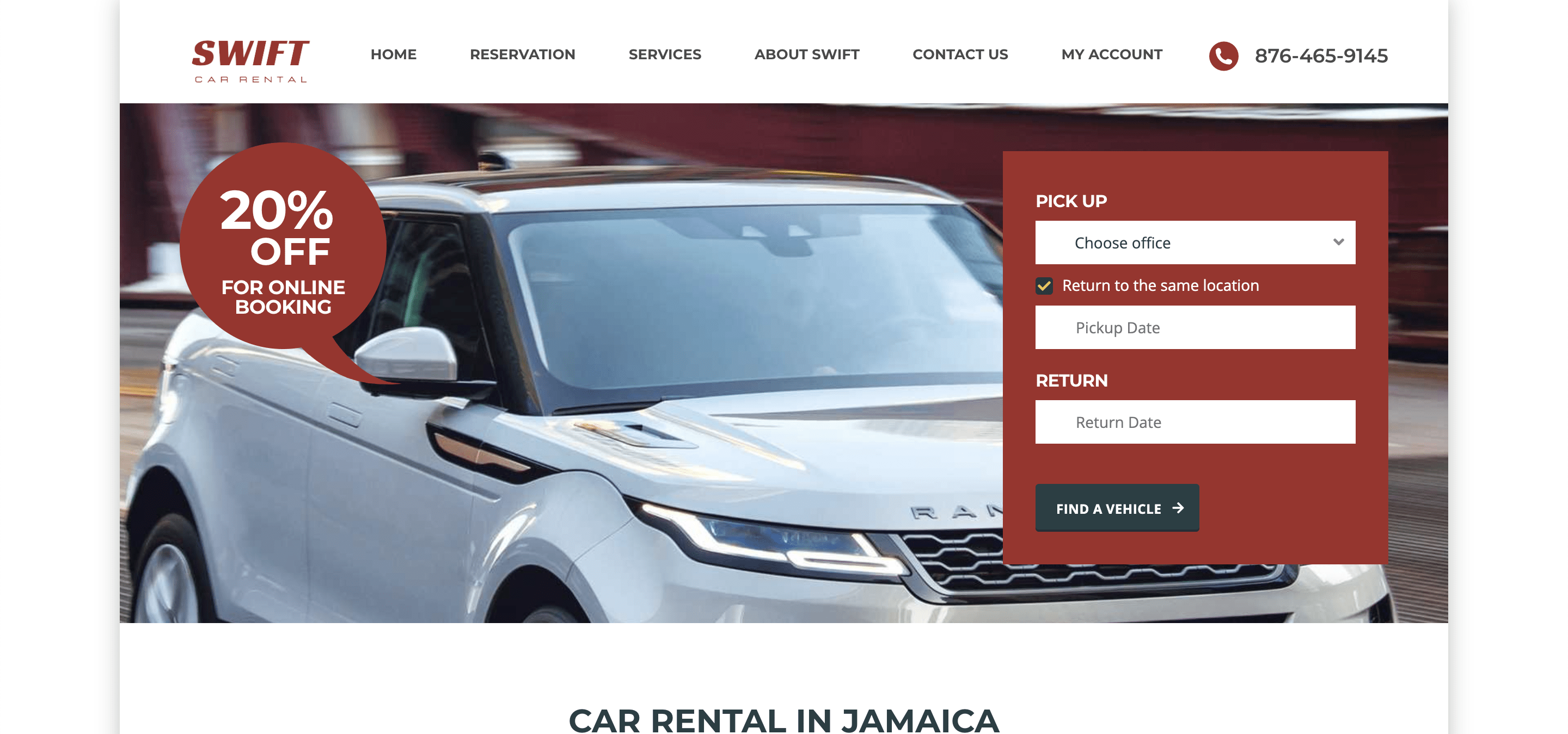 Swift Car Rental Jamaica